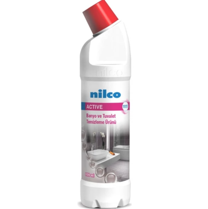 Nilco Active Banyo ve Tuvalet Temizlik Maddesi 800 ML